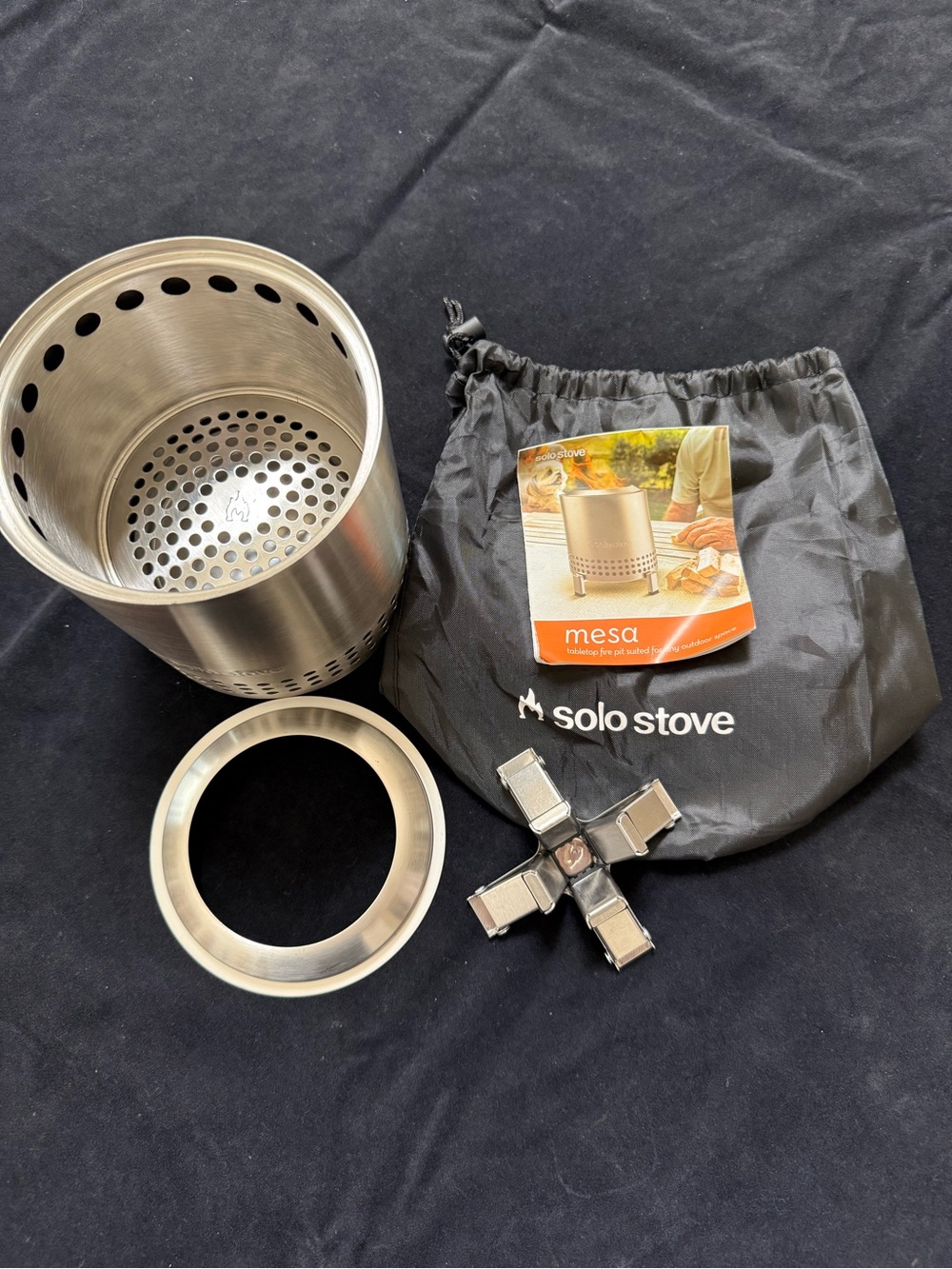 Solo Stove Mesa Portable Camp Stove - Stainless Steel Silver